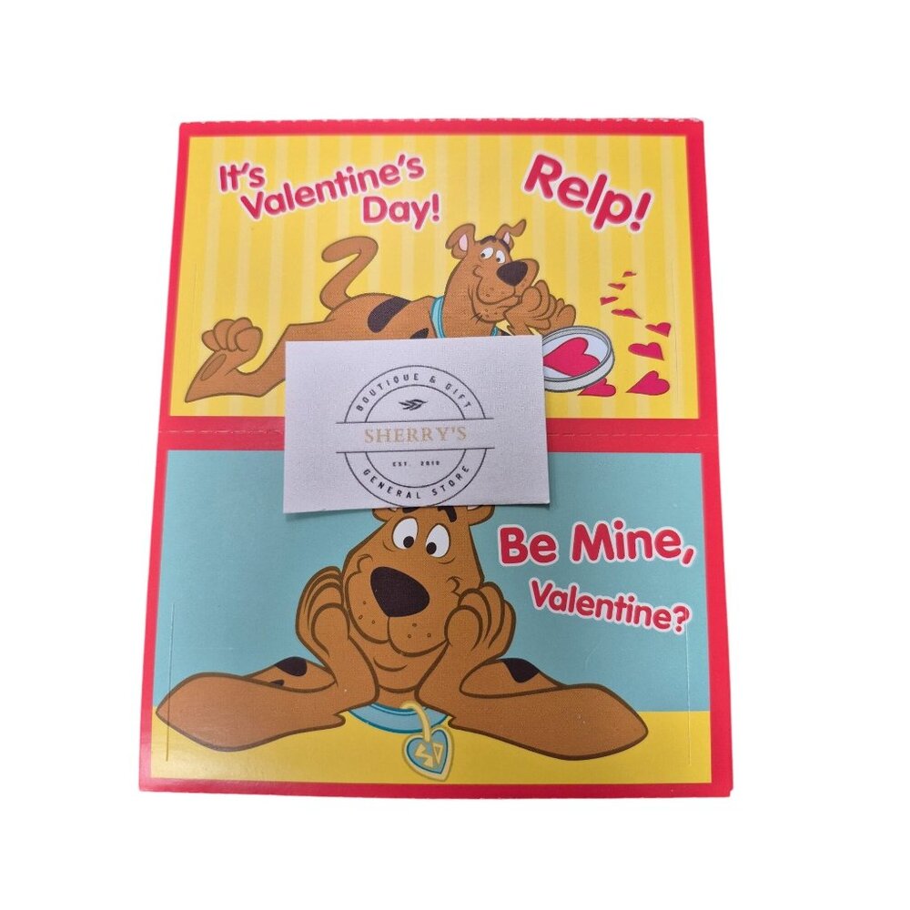 Scooby-Doo Valentines Day Cards & Pencils Set - 16 Cards & 16 Pencils - Fun Kids